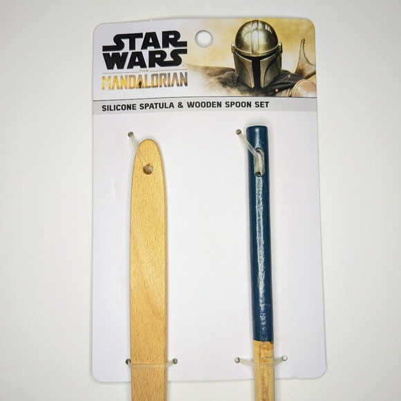 Disney Star Wars Baby Yoda Mandalorian Spatula And Spoon Set - Picture 3 of 6